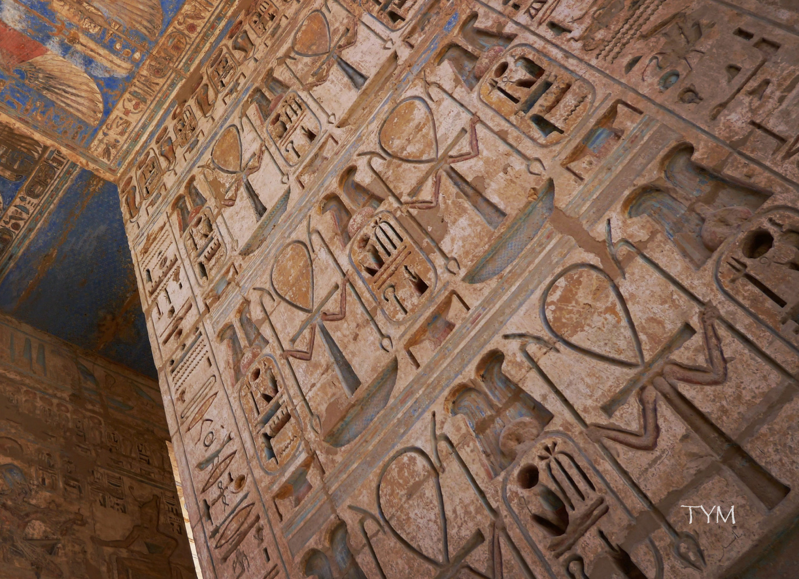 Ramses III Temple, Medinet Habu, Egypt