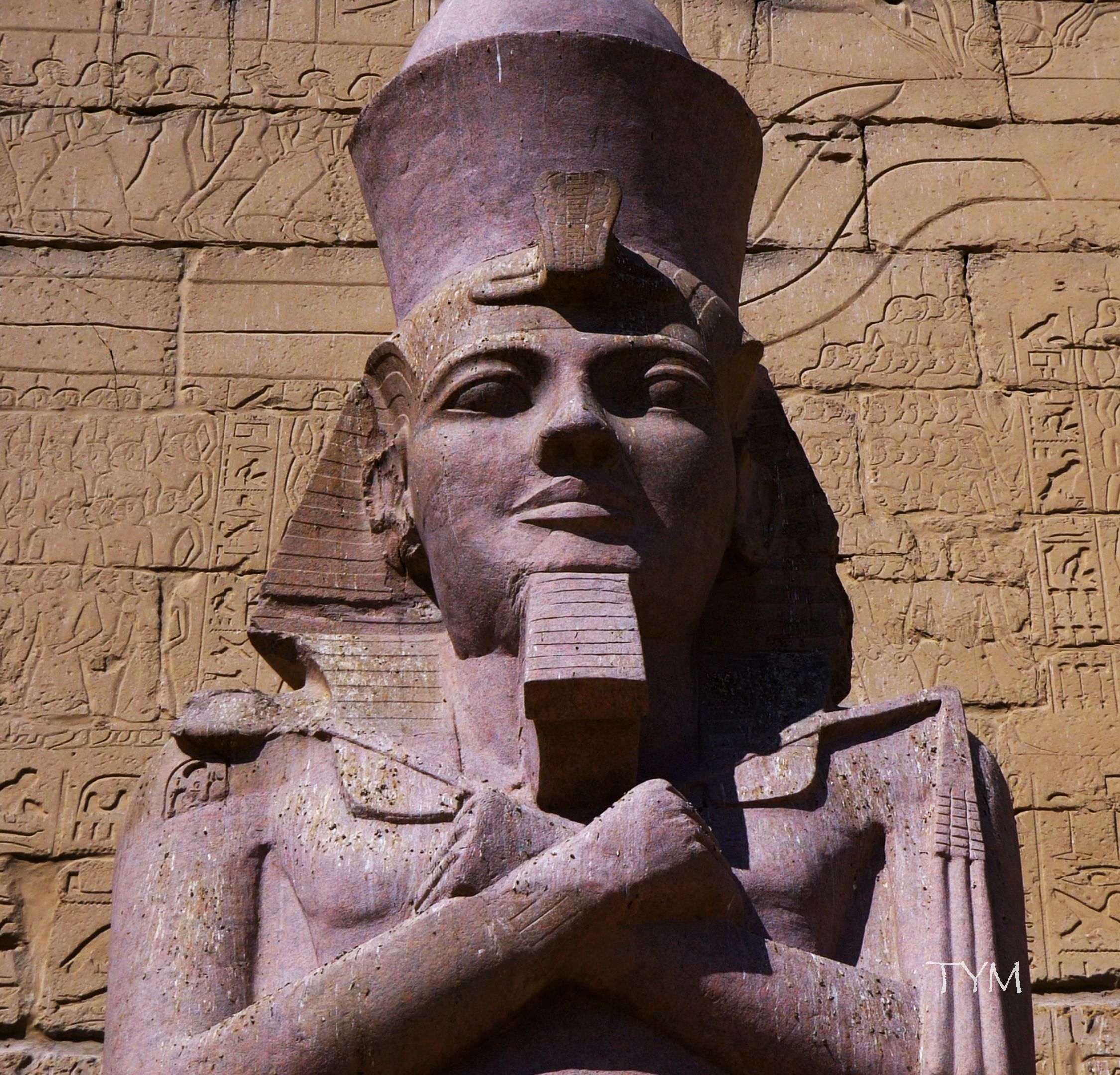 Statue of Ramses II, Amon Temple, Louxor, Egypte
