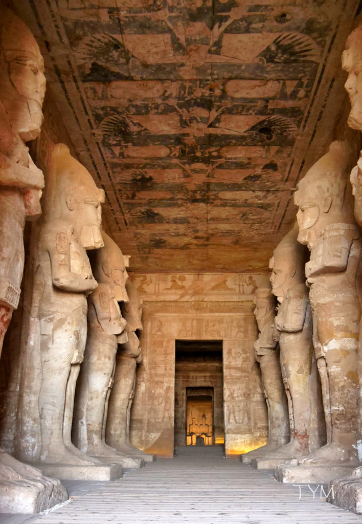 Interior of Abu Simbel Temple, Egypt