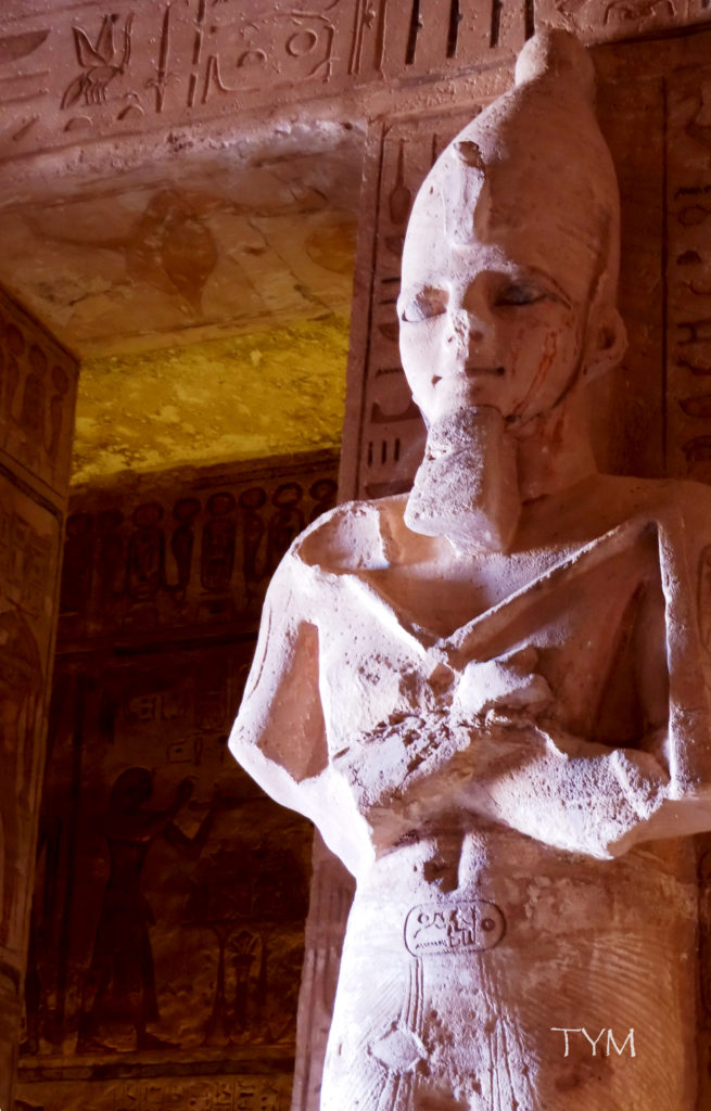 Statue in the Temple of Abu Simbel, Egypt